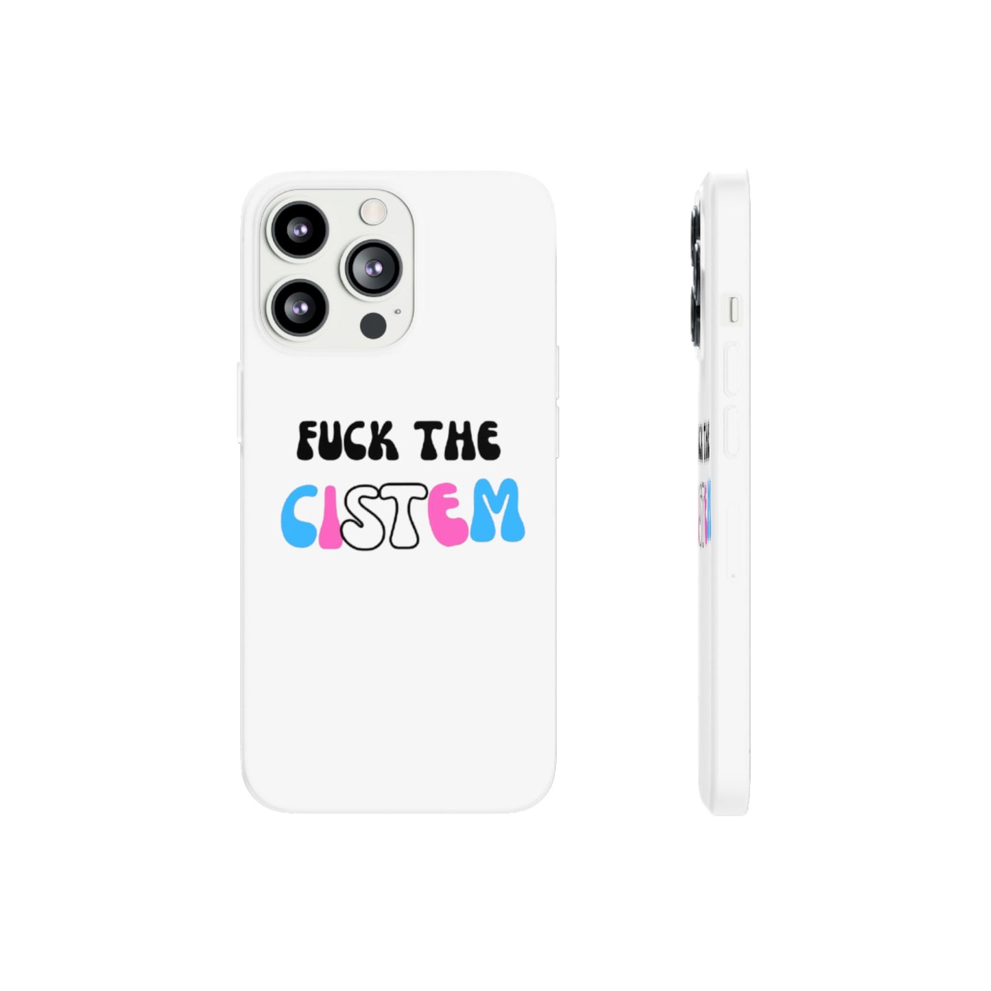 Bold Protest Flexi Case | Phone Cover for Activists, LGBTQ+ Pride, Statement Accessory, Gift for Change-Makers, Motivational Phone Case
