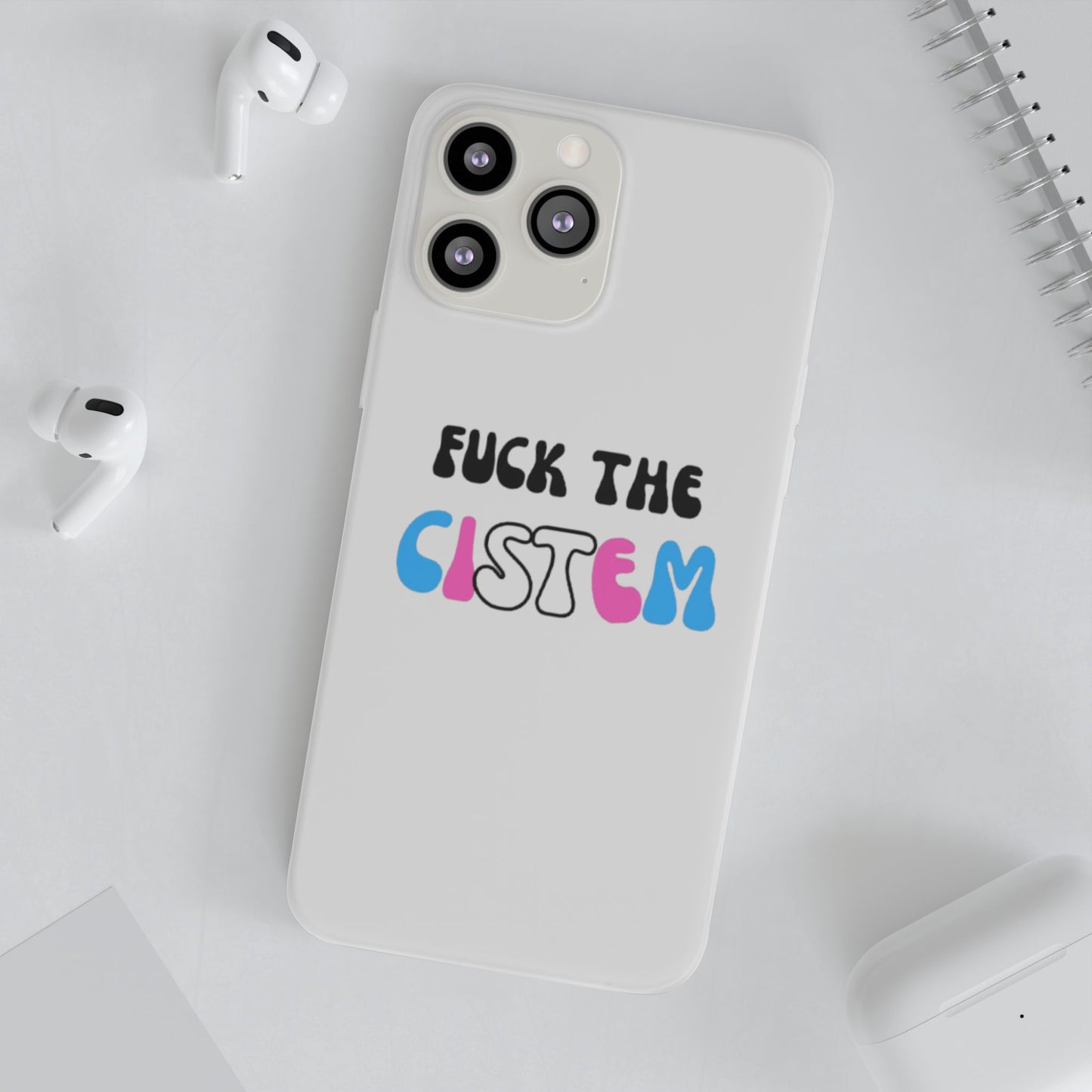 Bold Protest Flexi Case | Phone Cover for Activists, LGBTQ+ Pride, Statement Accessory, Gift for Change-Makers, Motivational Phone Case