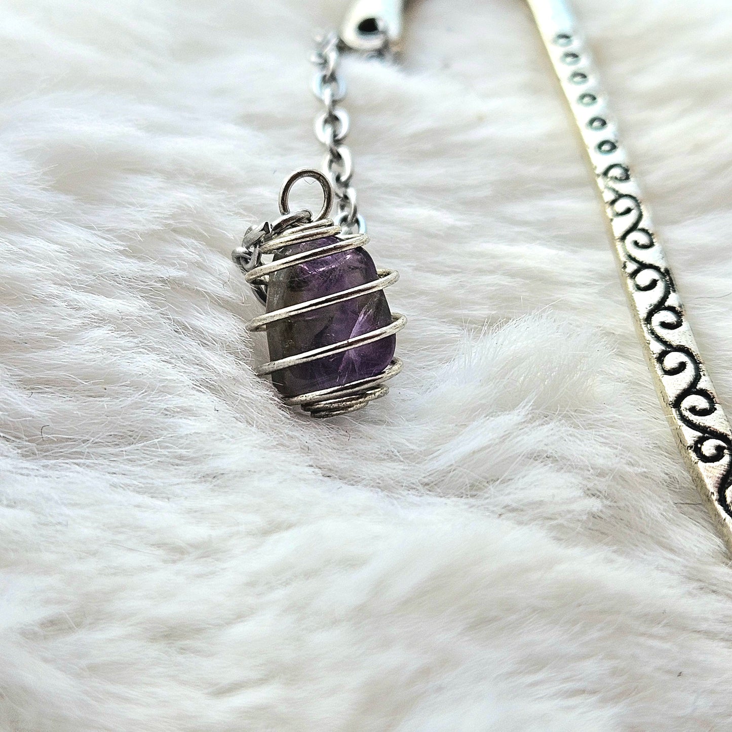 Amethyst Spiral bookmark