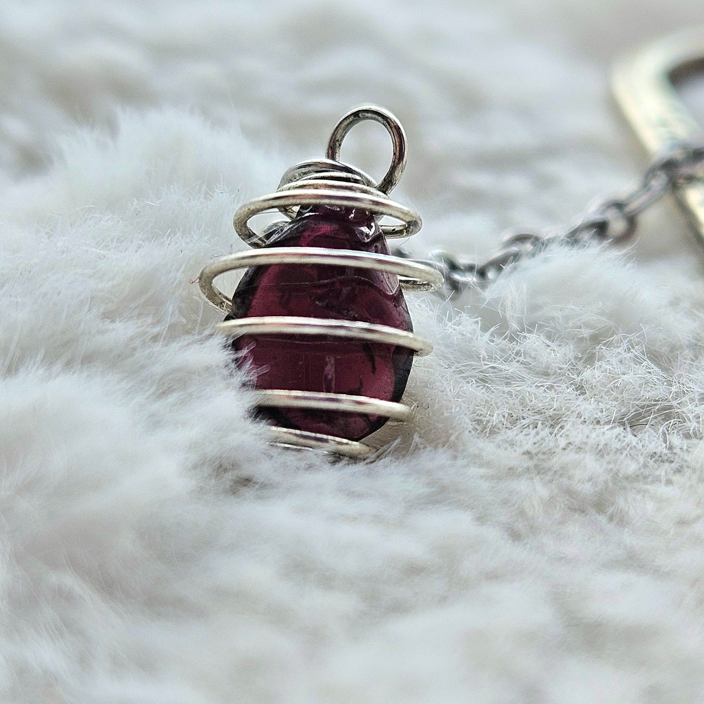 Amethyst Spiral bookmark