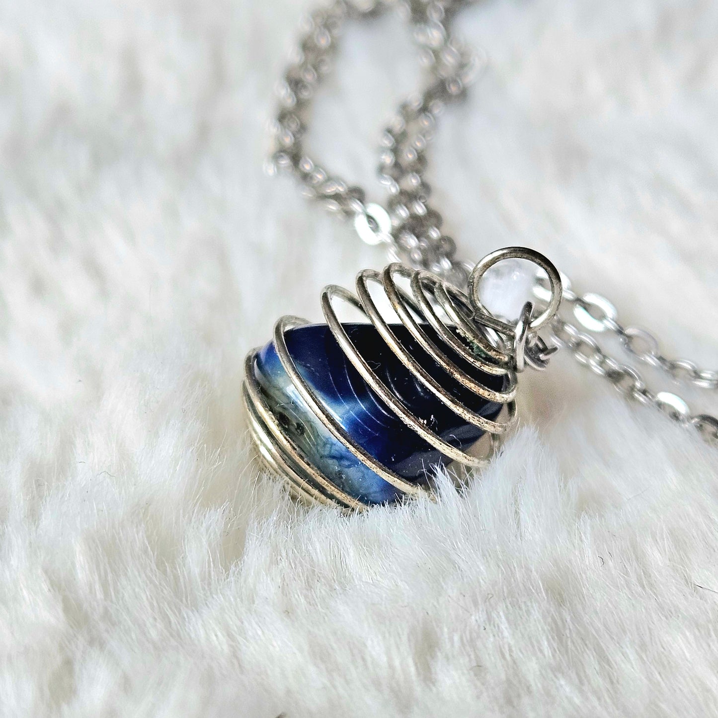 Blue Agate necklace