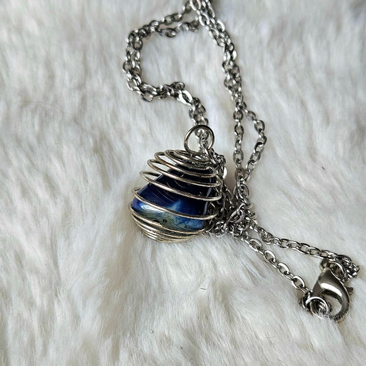 Blue Agate necklace