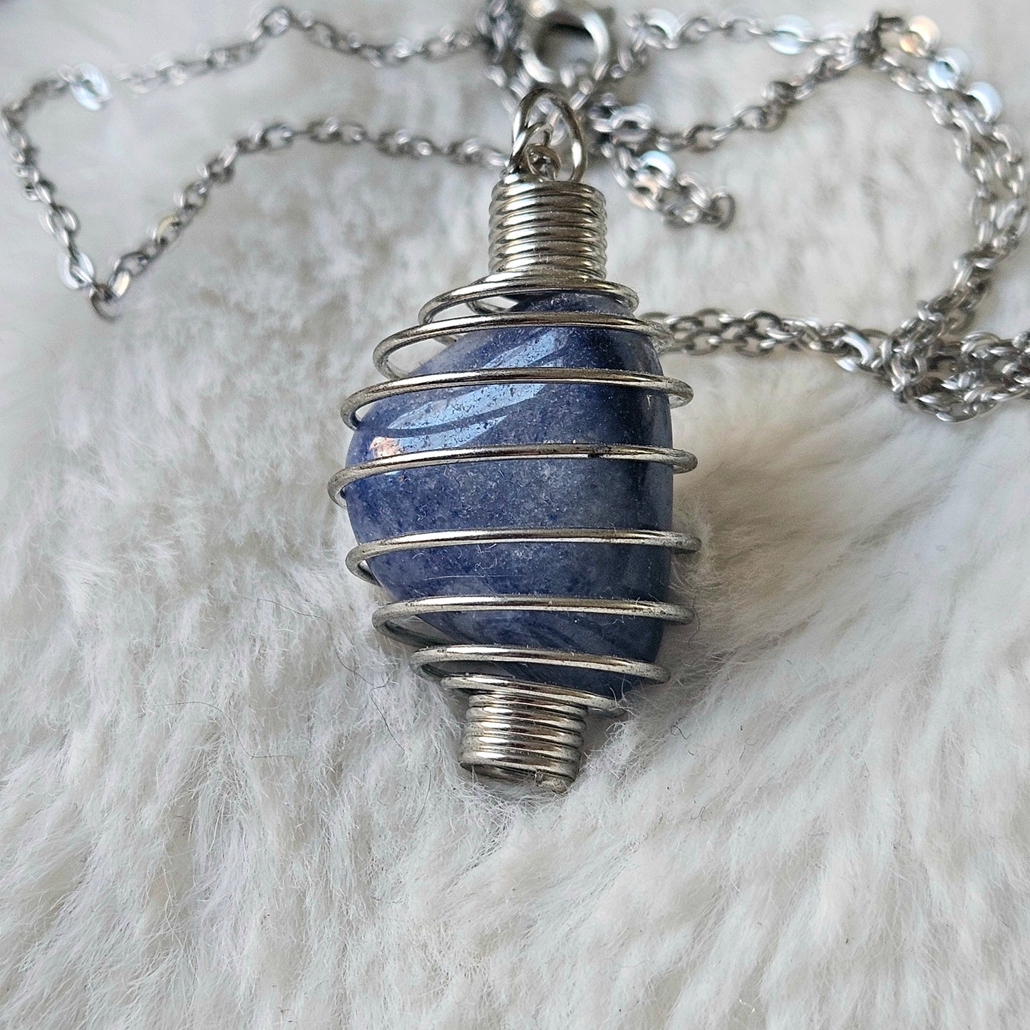 Blue Quartz necklace