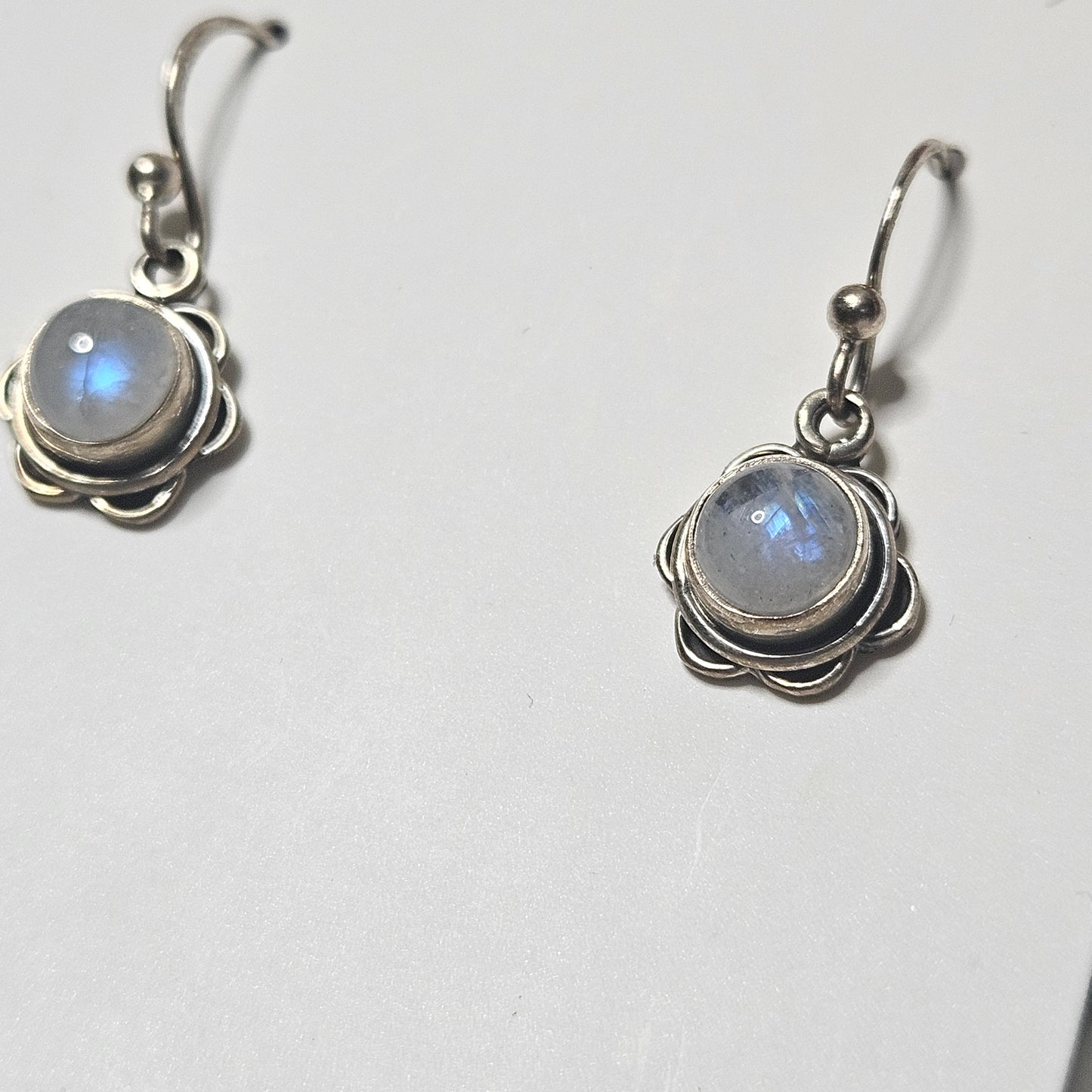 Sterling Silver Moonstone Earrings