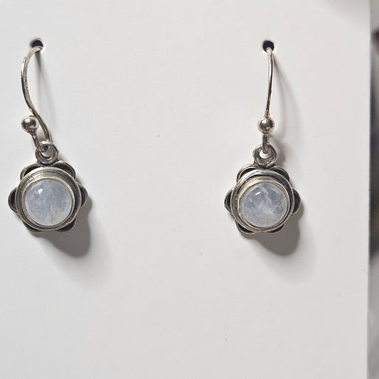 Sterling Silver Moonstone Earrings