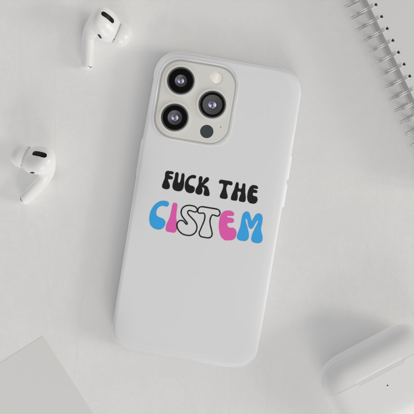 Bold Protest Flexi Case | Phone Cover for Activists, LGBTQ+ Pride, Statement Accessory, Gift for Change-Makers, Motivational Phone Case