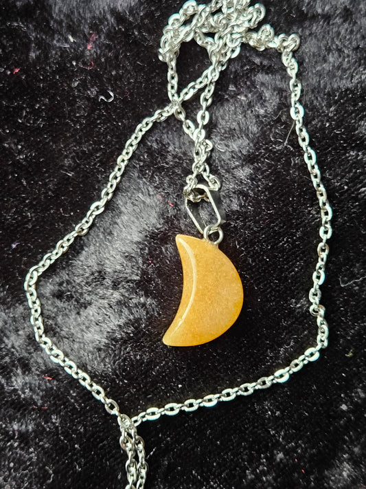 Calcite Moon Necklace