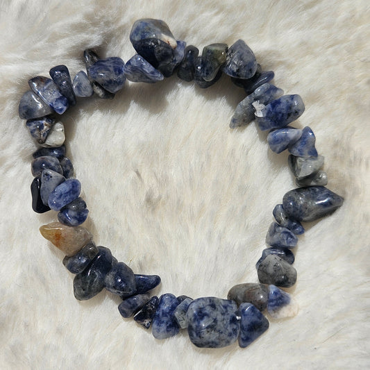 Sodalite Chip Bracelet