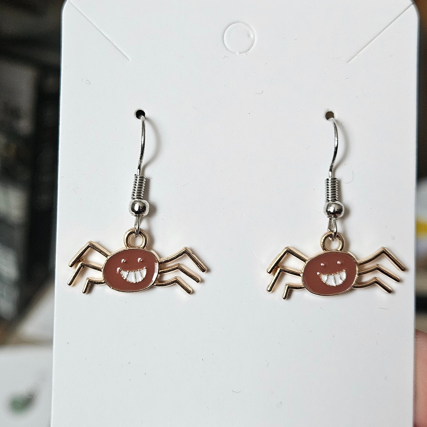 Spider earrings