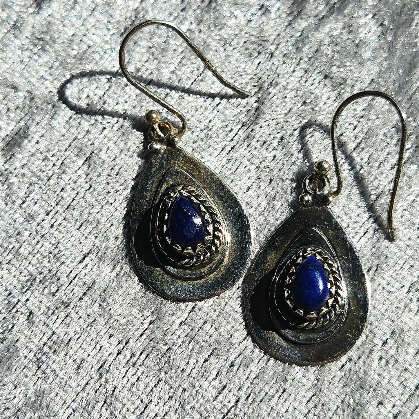Sterling Silver Lapis Lazuli Earrings