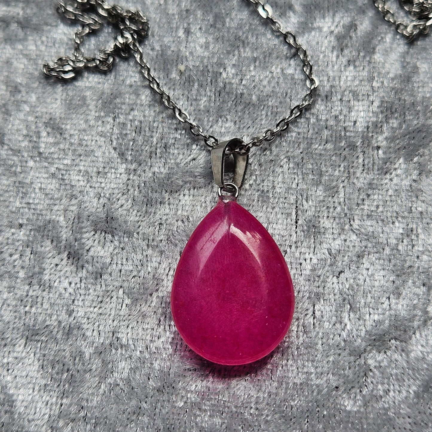 Dyed Quartz Necklace