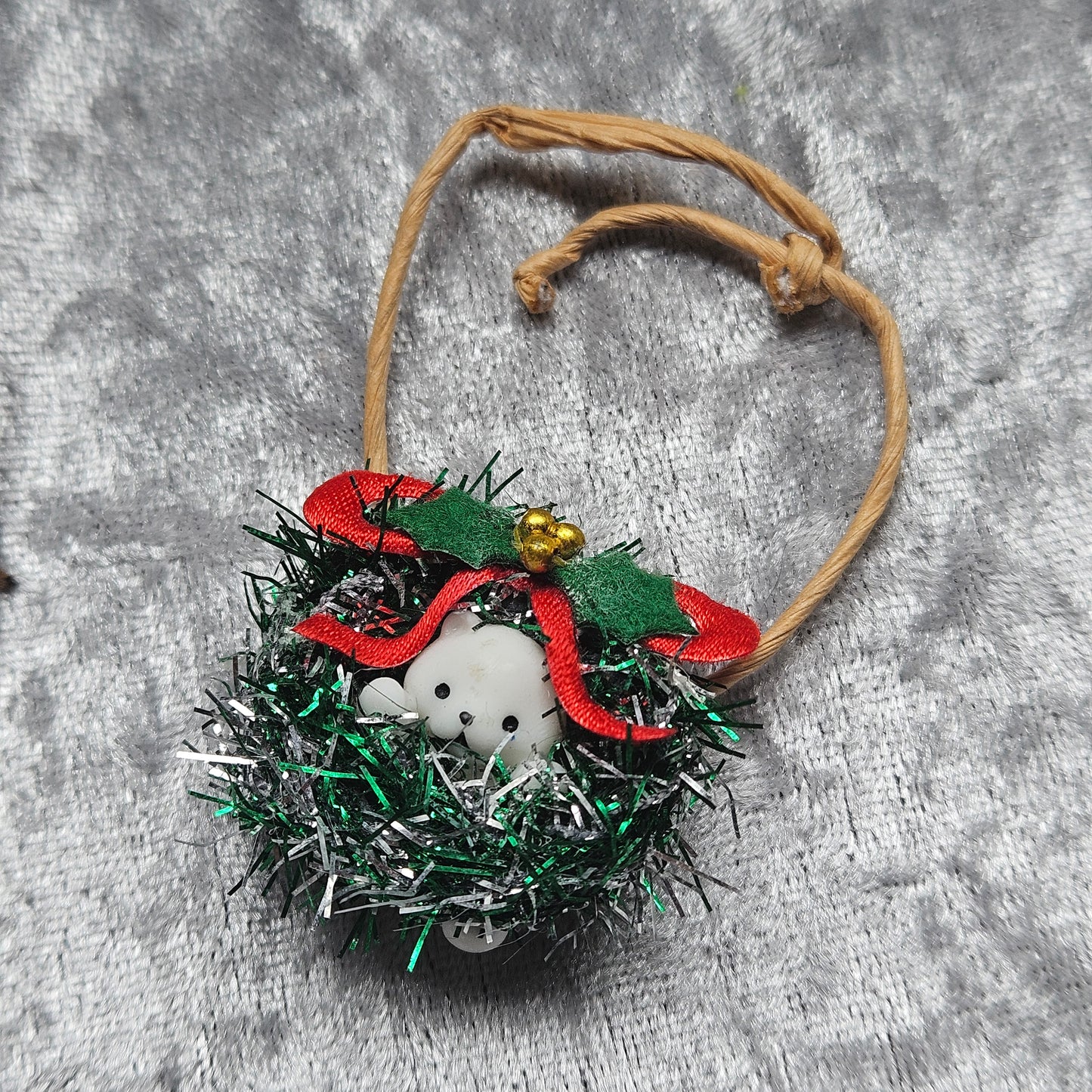 Polar Bear Wreath Ornament