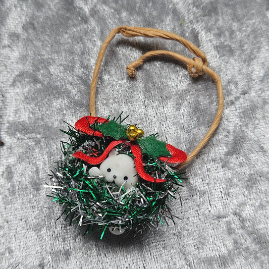 Polar Bear Wreath Ornament