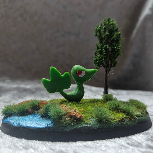 Snivy Pokemon Diorama