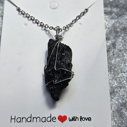 Raw Tourmaline Necklace