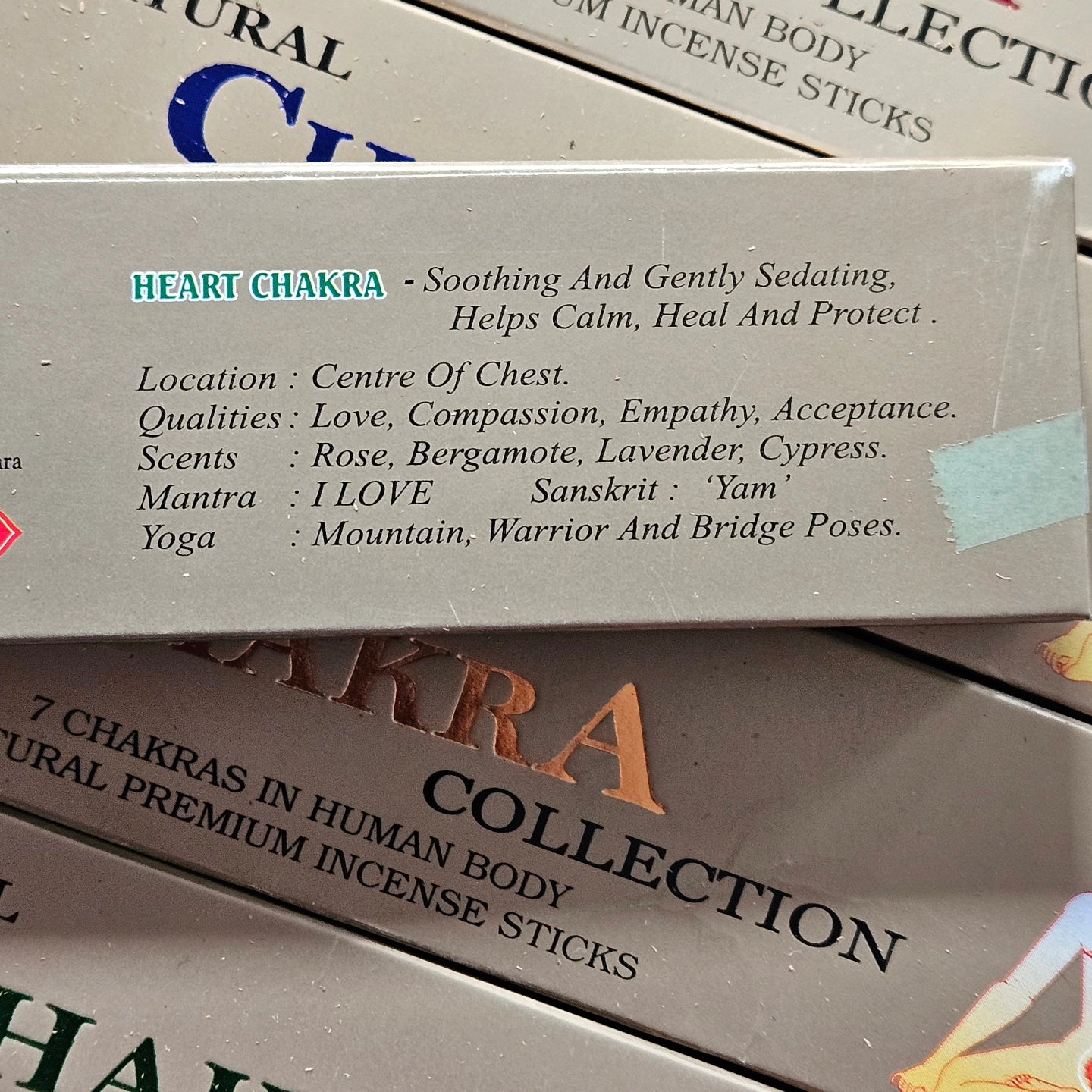 Chakra Incense Sticks