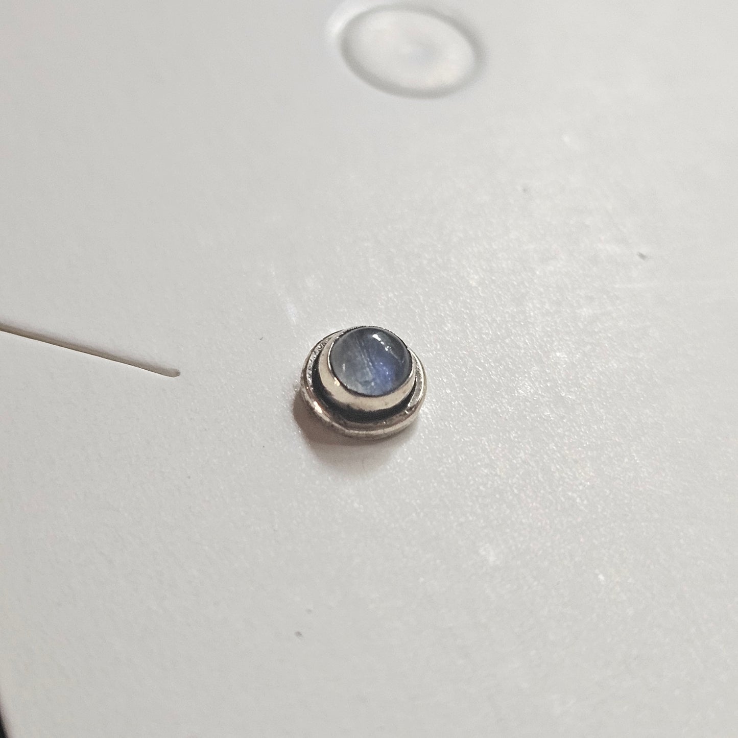Sterling Silver Moonstone Studs