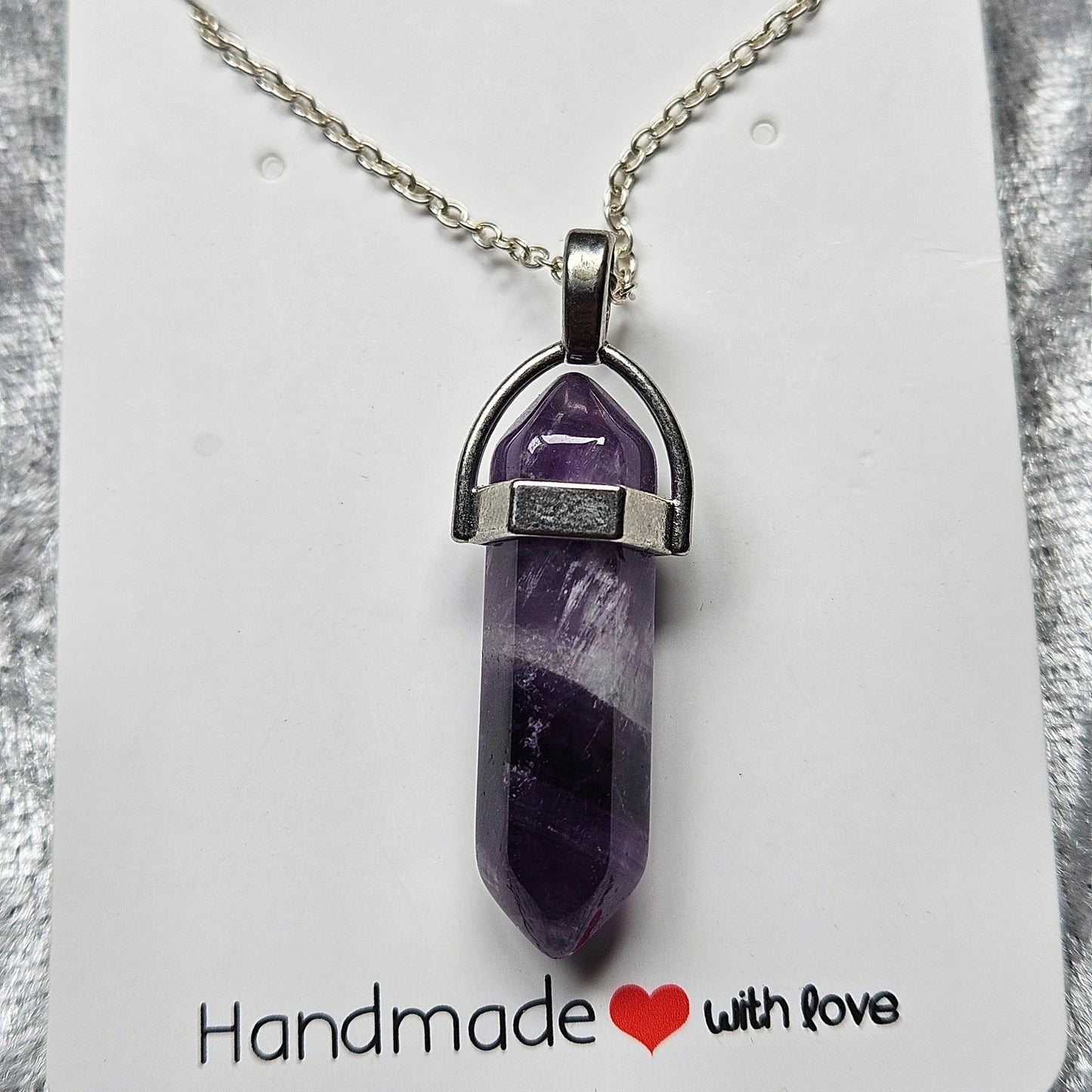 Amethyst Sterling Silver Necklace