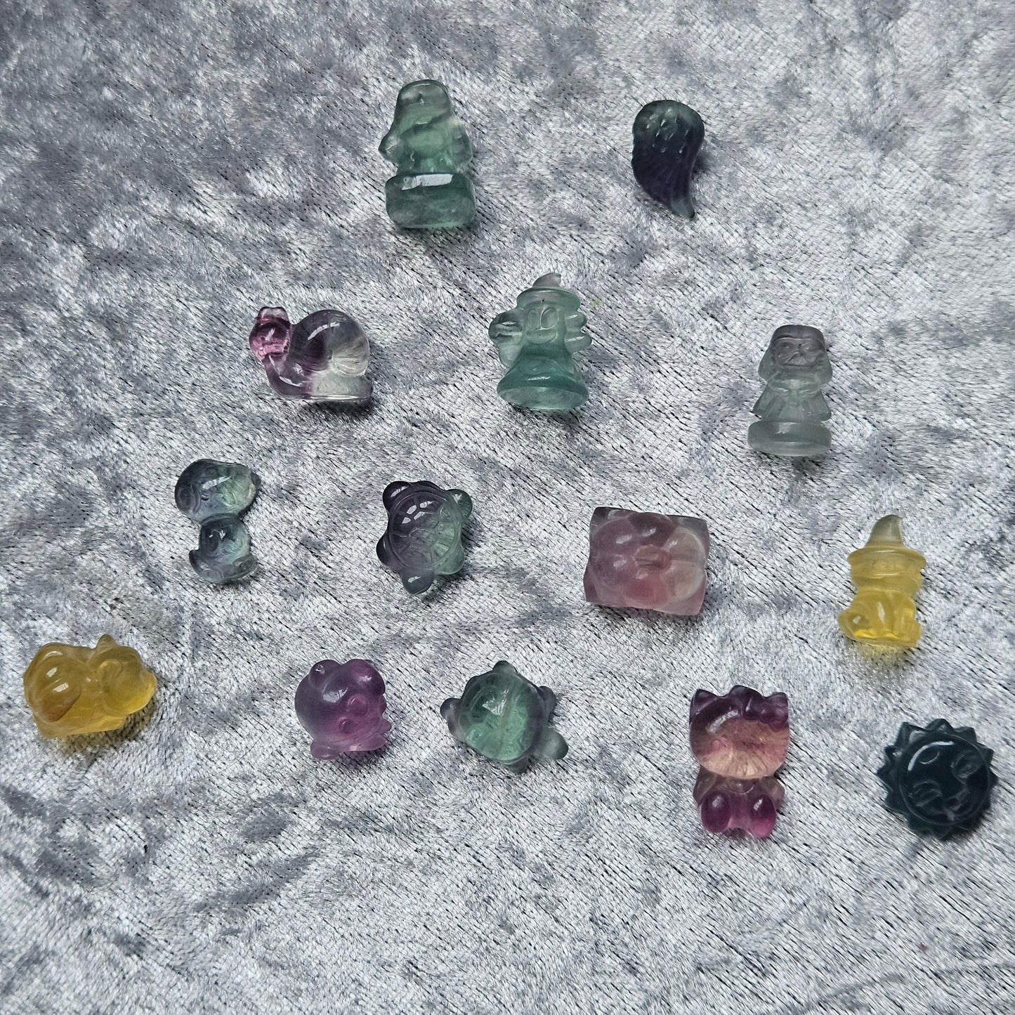 Mini Fluorite Carvings