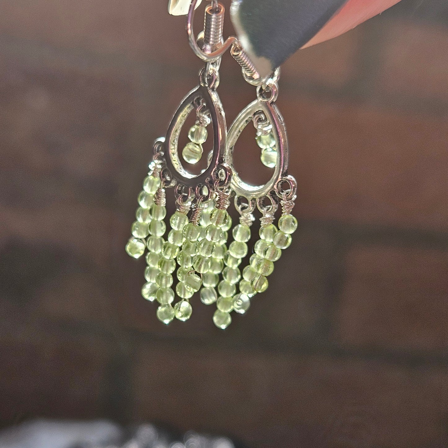 Peridot Chandelier Earrings