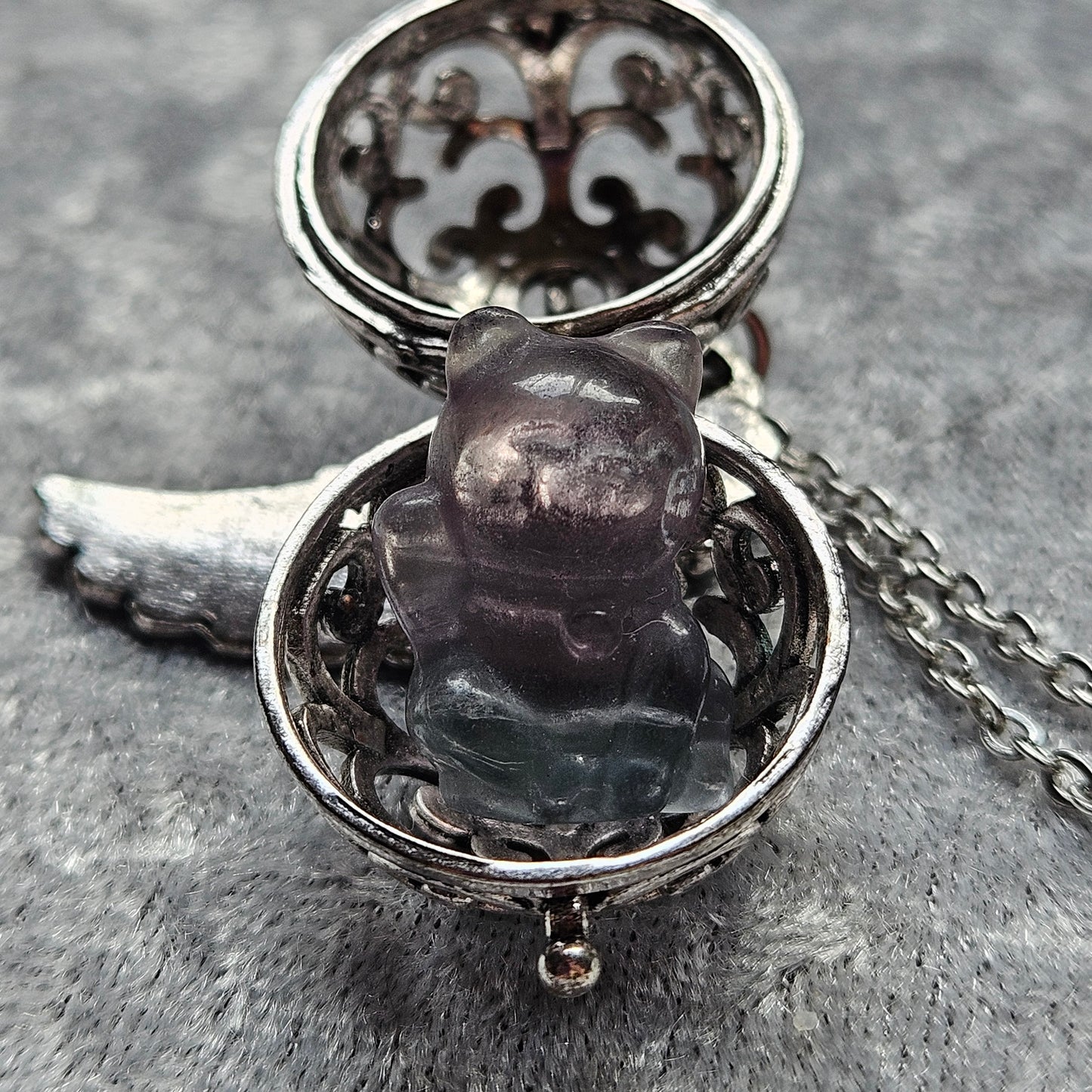 Winged Sphere With Lucky Cat