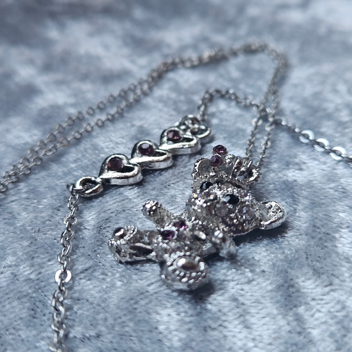 Pink Bracelet and Necklace Set