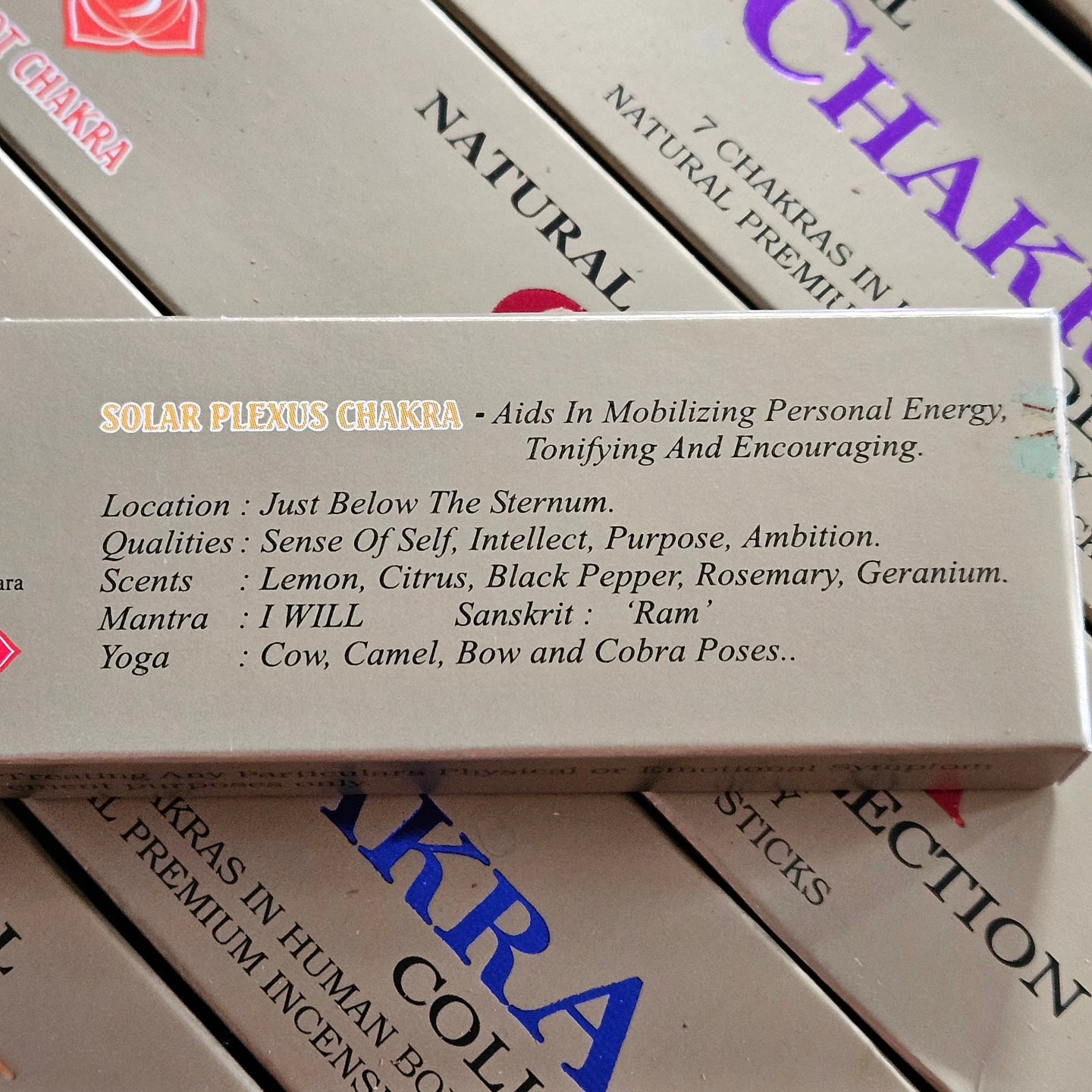 Chakra Incense Sticks