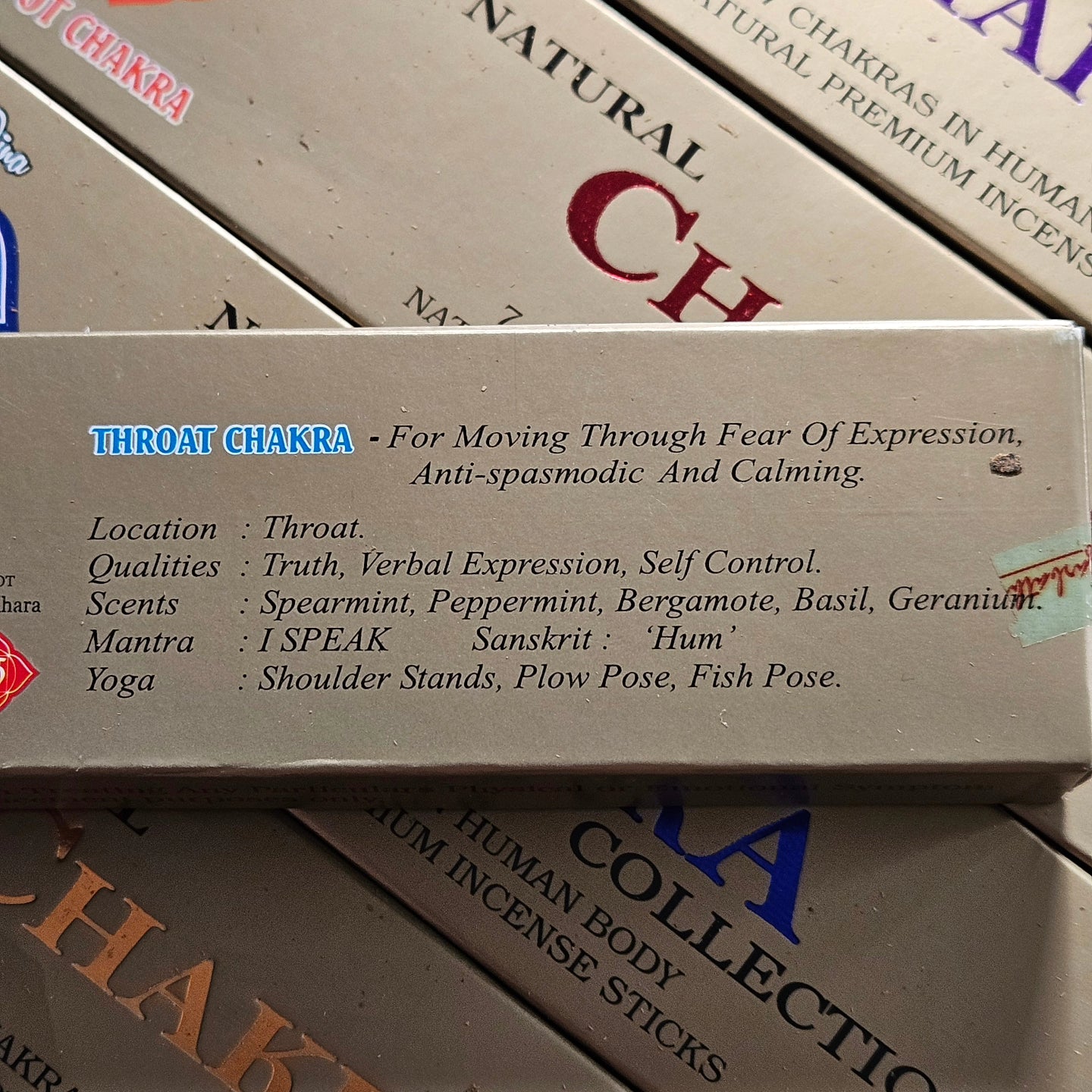 Chakra Incense Sticks