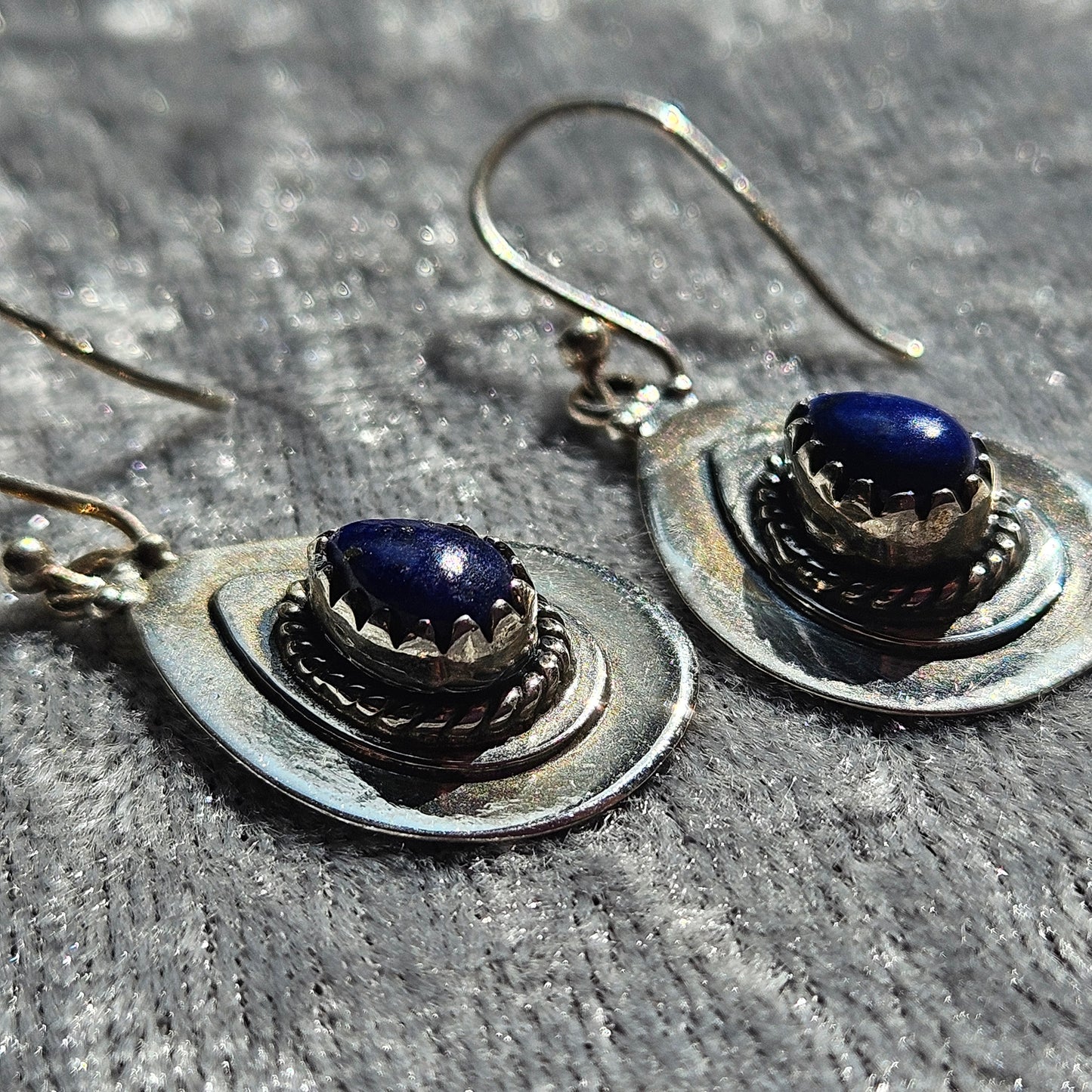 Sterling Silver Lapis Lazuli Earrings