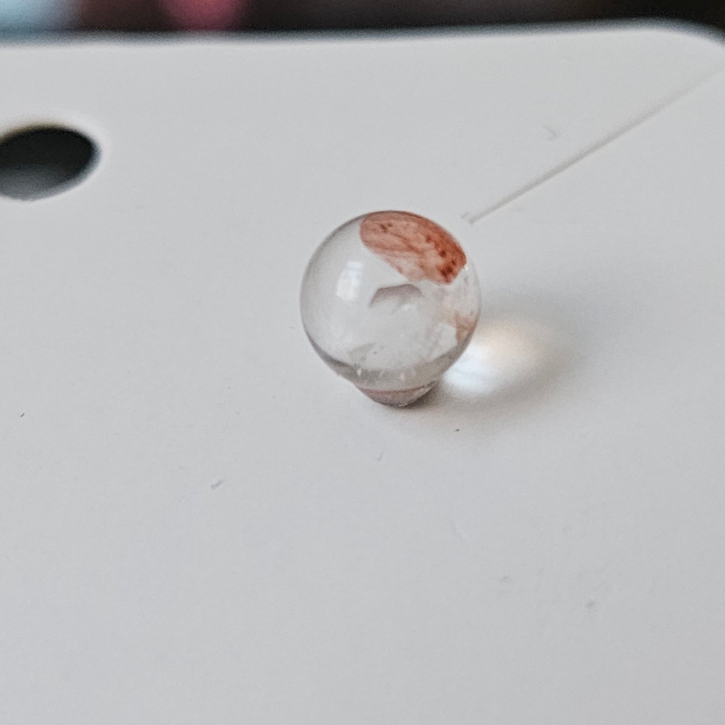 Sterling Silver Fire Quartz Studs