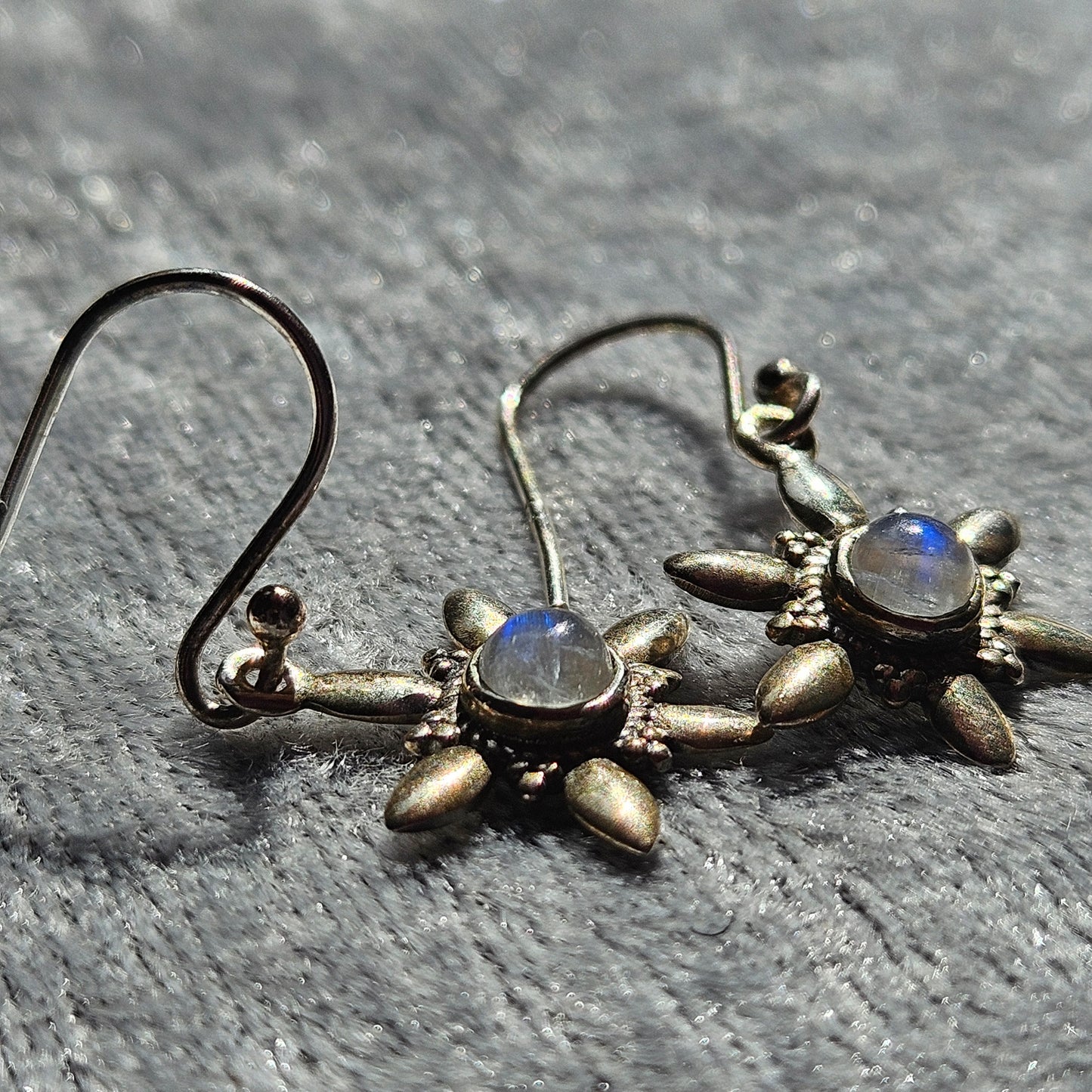 Sterling Silver Moonstone Earrings