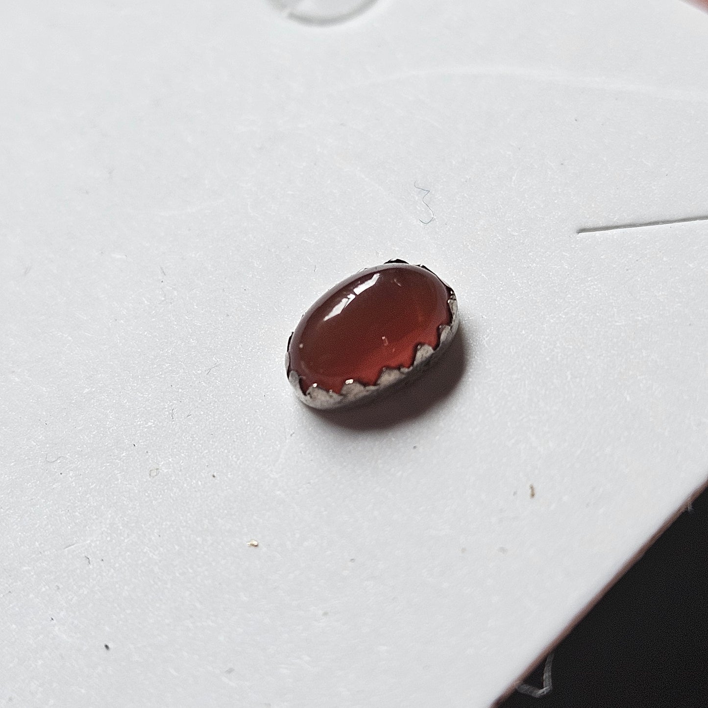 Sterling Silver Carnelian Studs