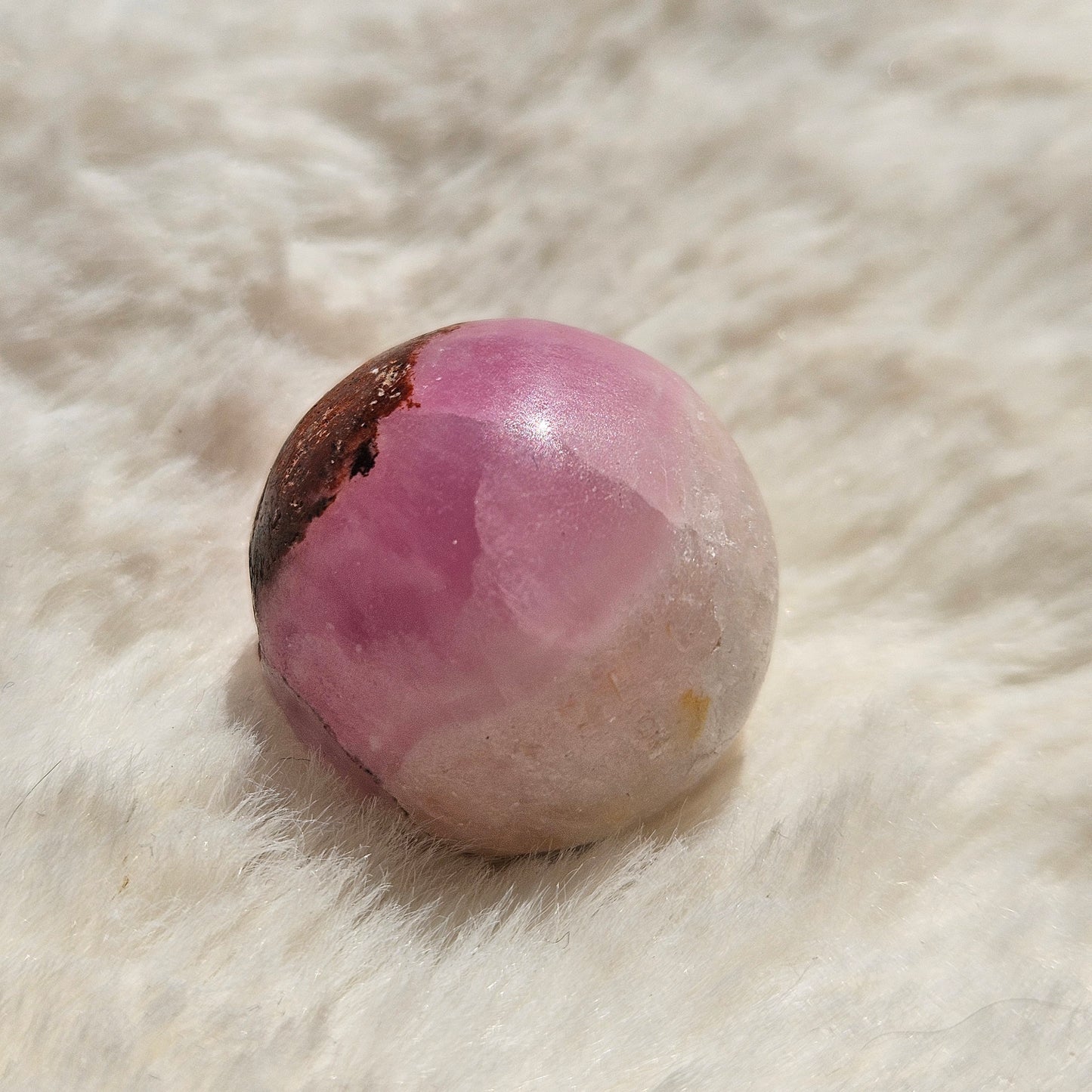Pink Aragonite Sphere