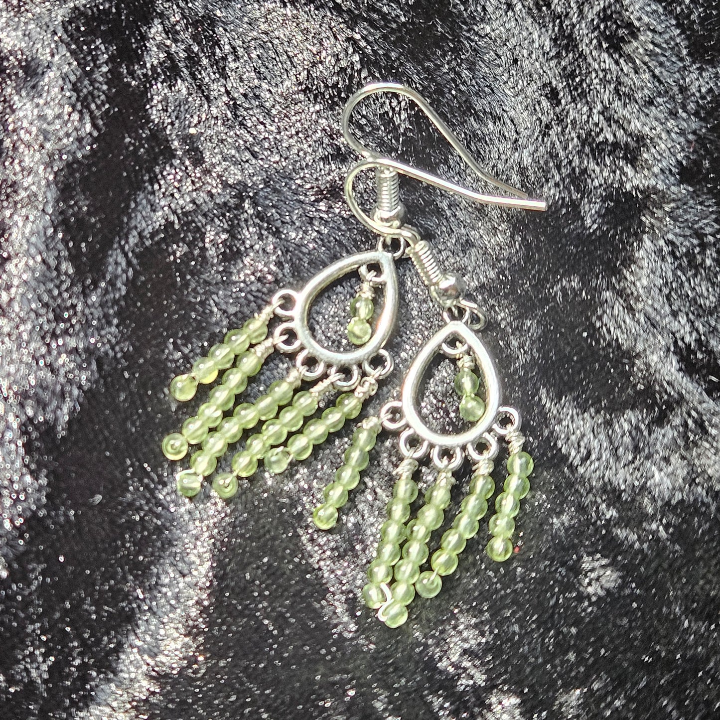 Peridot Chandelier Earrings