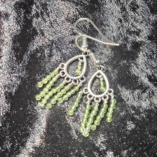 Peridot Chandelier Earrings