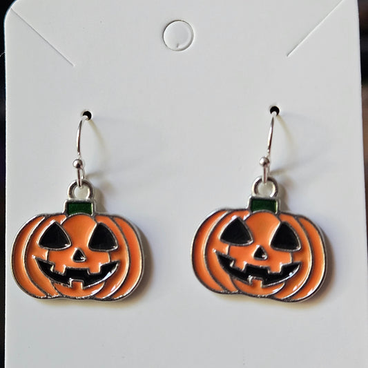 *Smiling Pumpkin Earrings