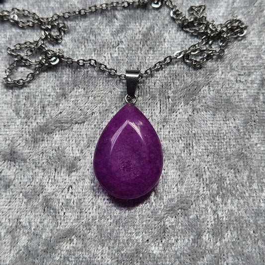 Dyed Quartz Necklace