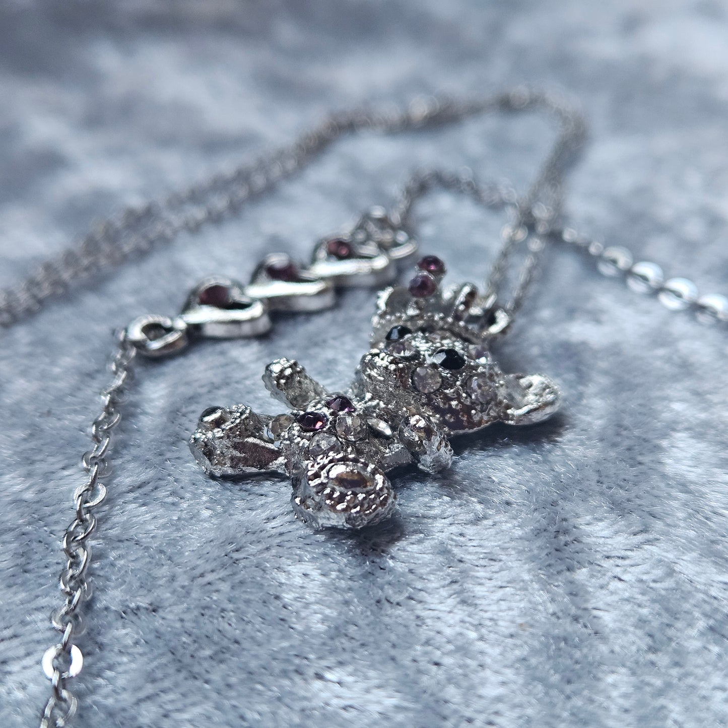 Pink Bracelet and Necklace Set