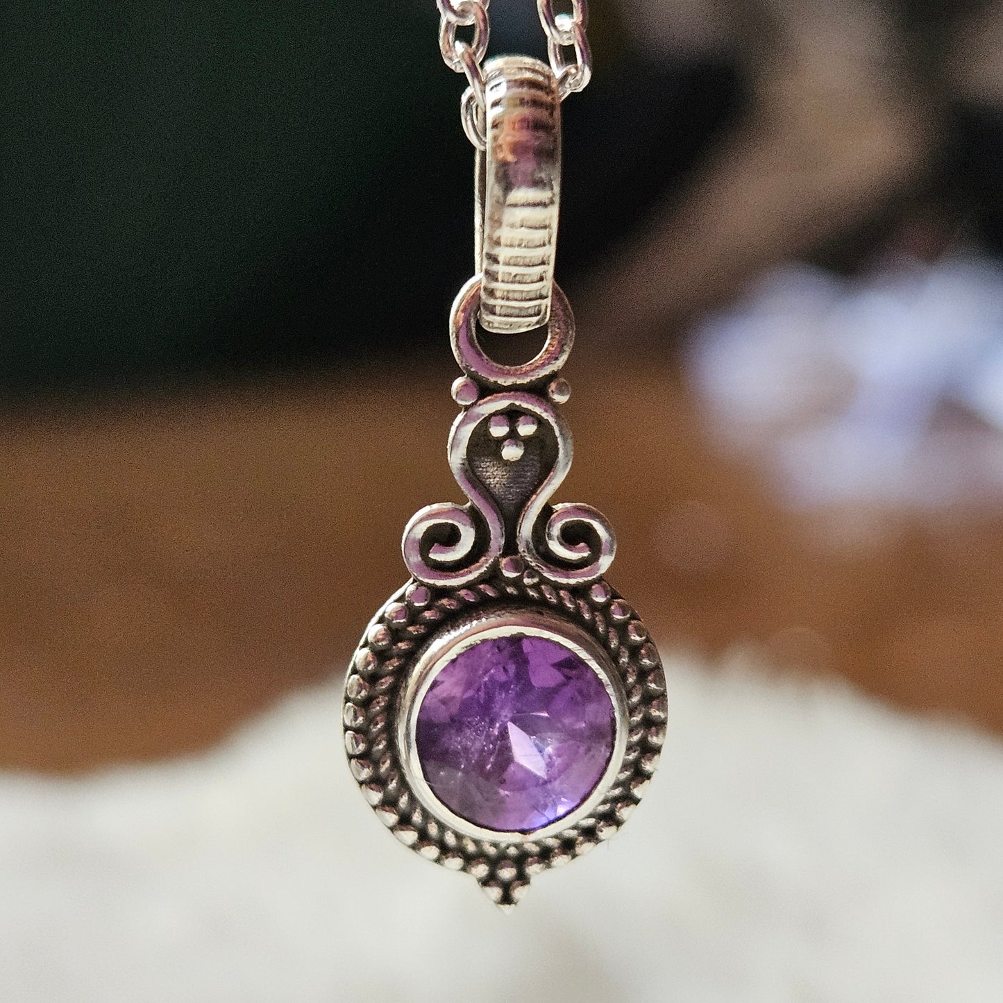 Amethyst necklace