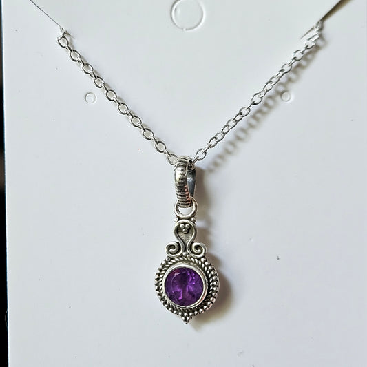 Amethyst necklace