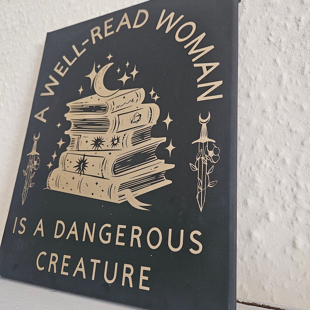 A Well-Read Woman Canvas