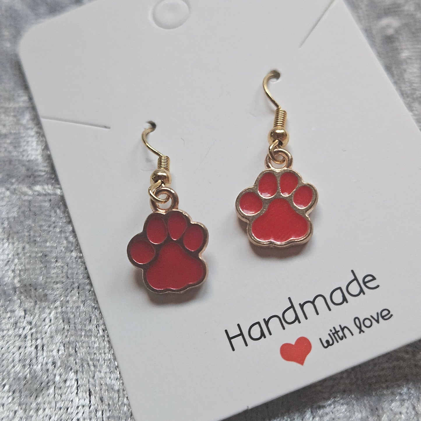 Paw Print Earrings