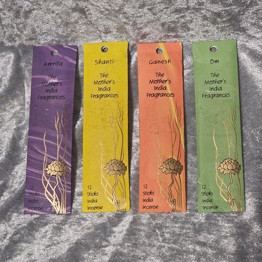The Mother's India Fragrances Incense Sticks