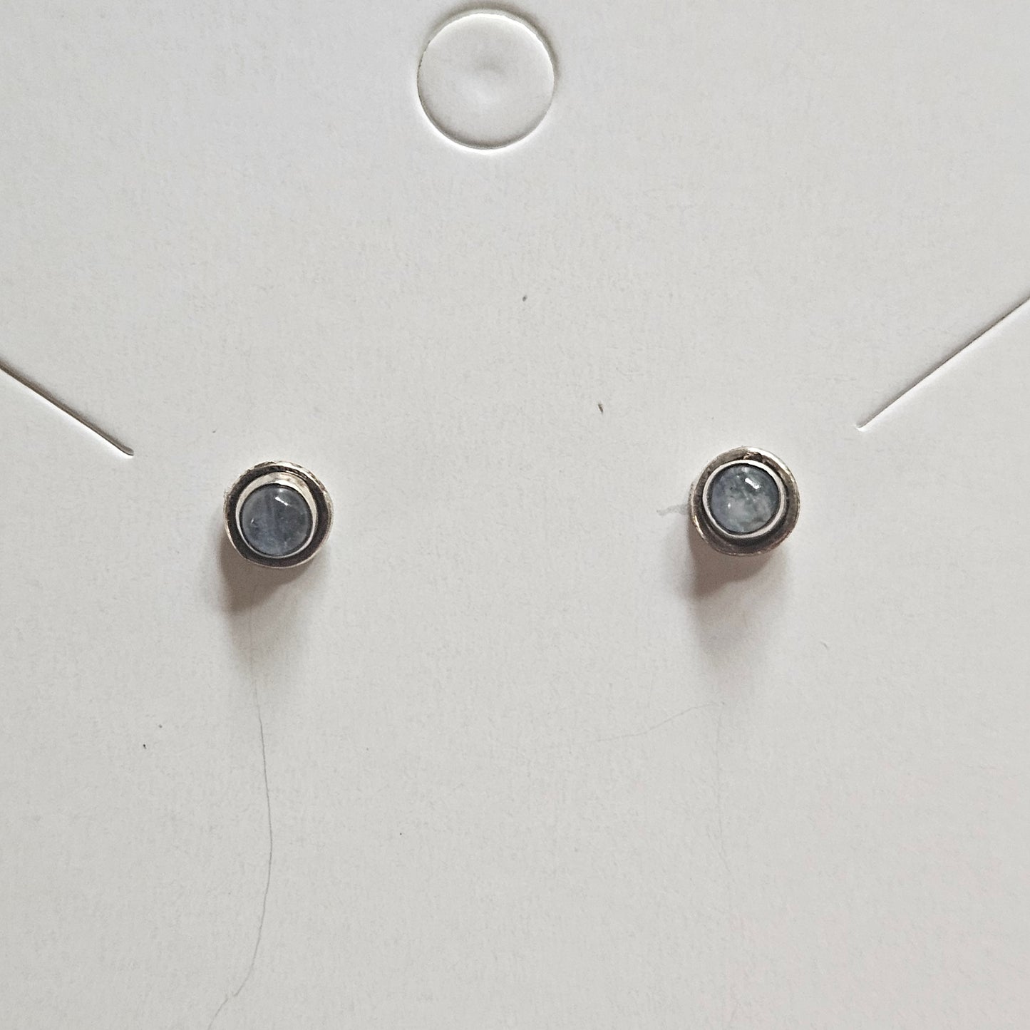 Sterling Silver Moonstone Studs