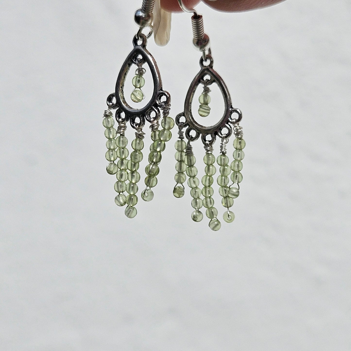 Peridot Chandelier Earrings