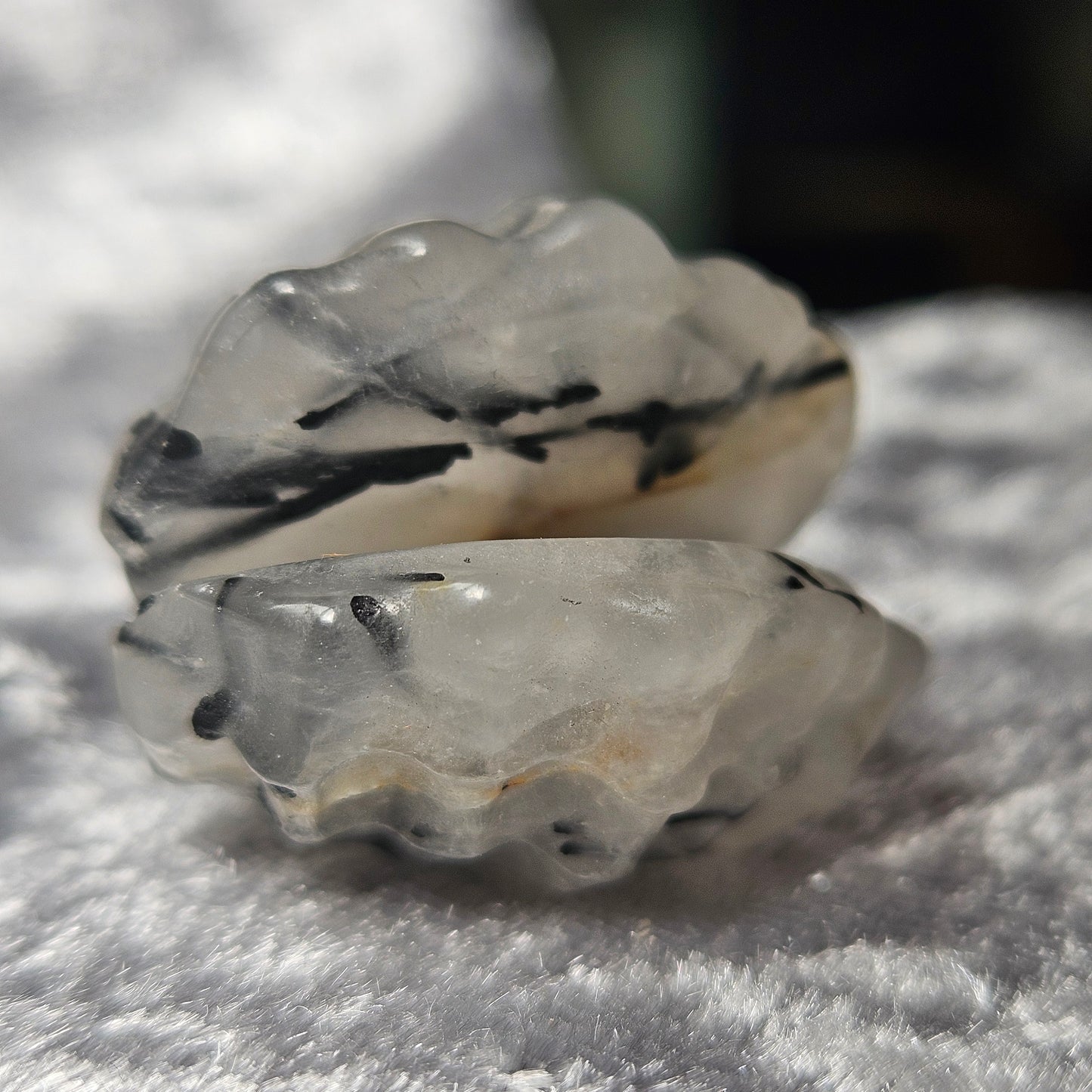 Tourmaline Quartz Clam