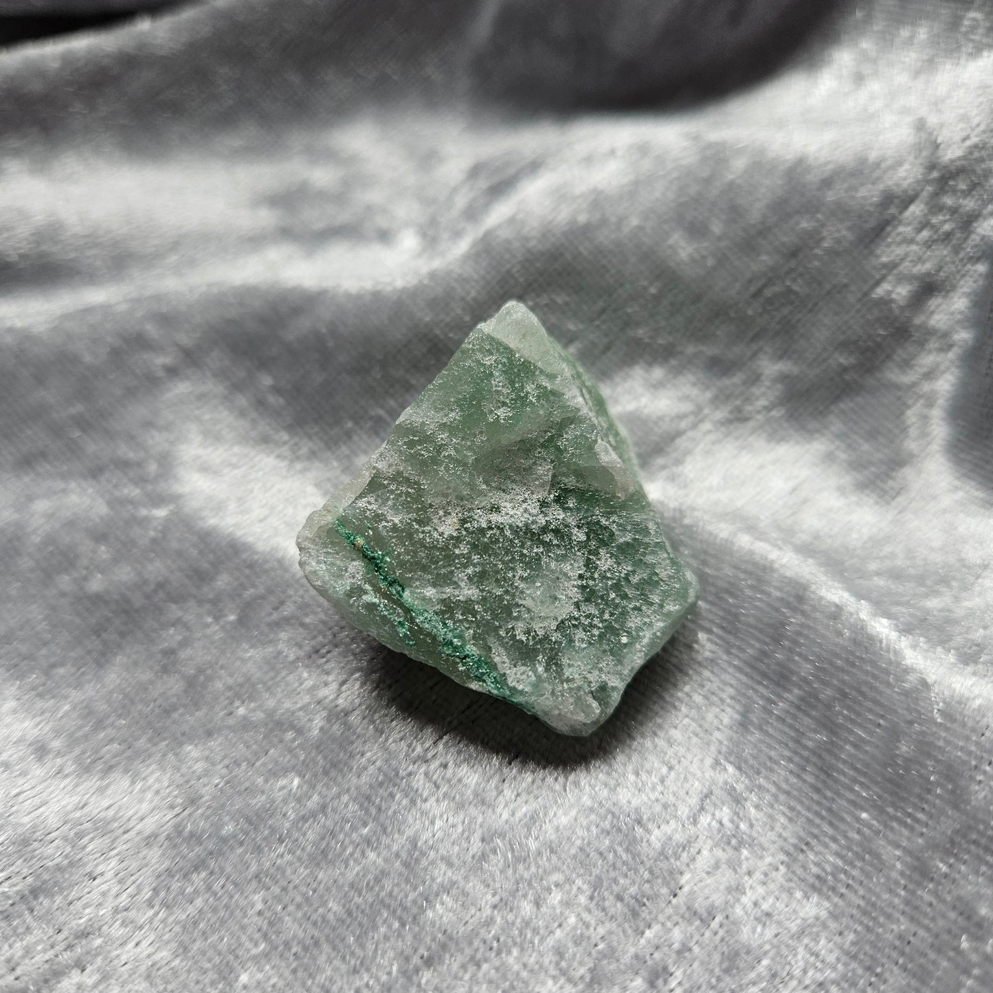 Raw Green Calcite