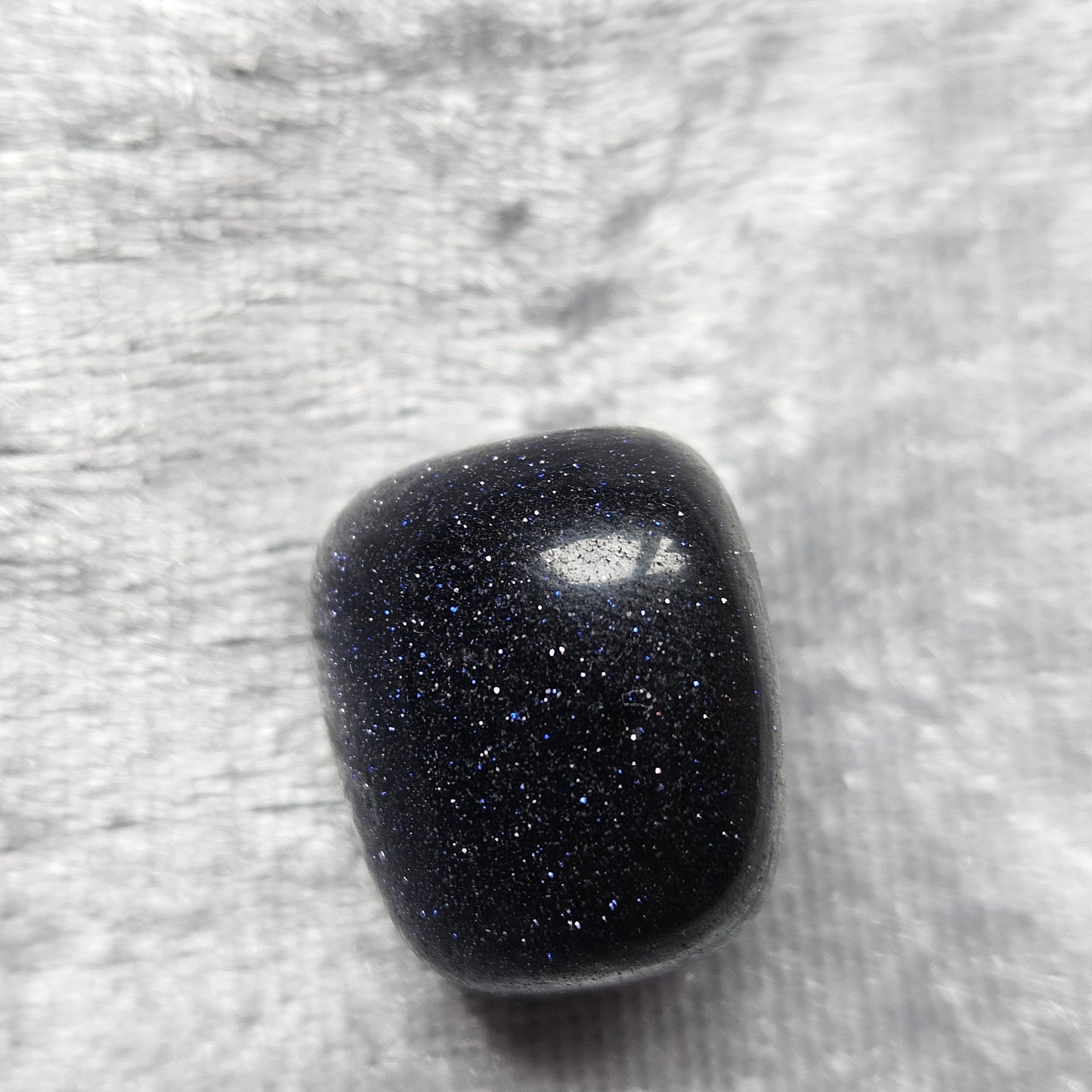 Blue Goldstone Tumble