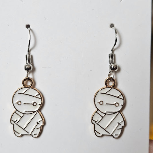 Spooky Mummy Earrings