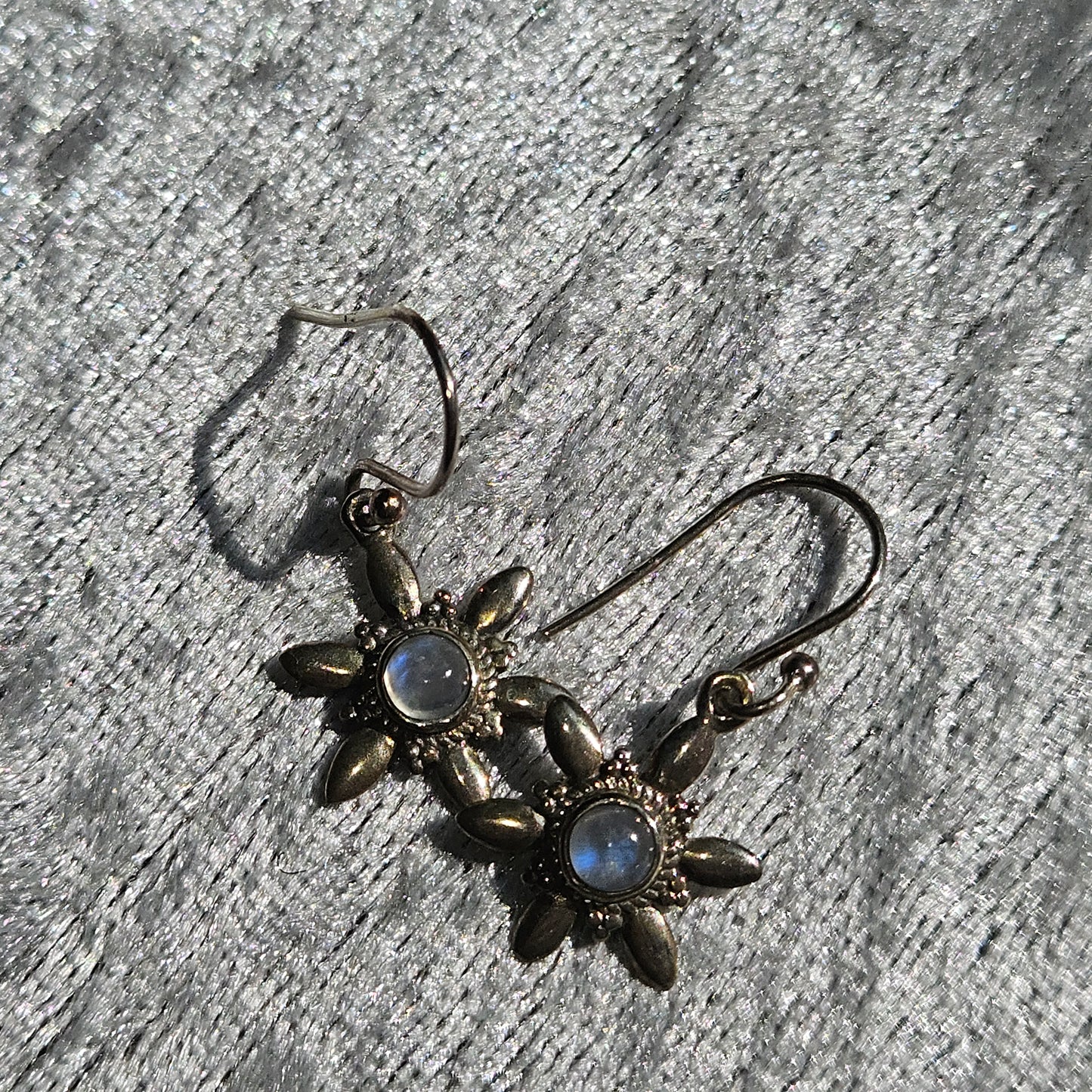Sterling Silver Moonstone Earrings